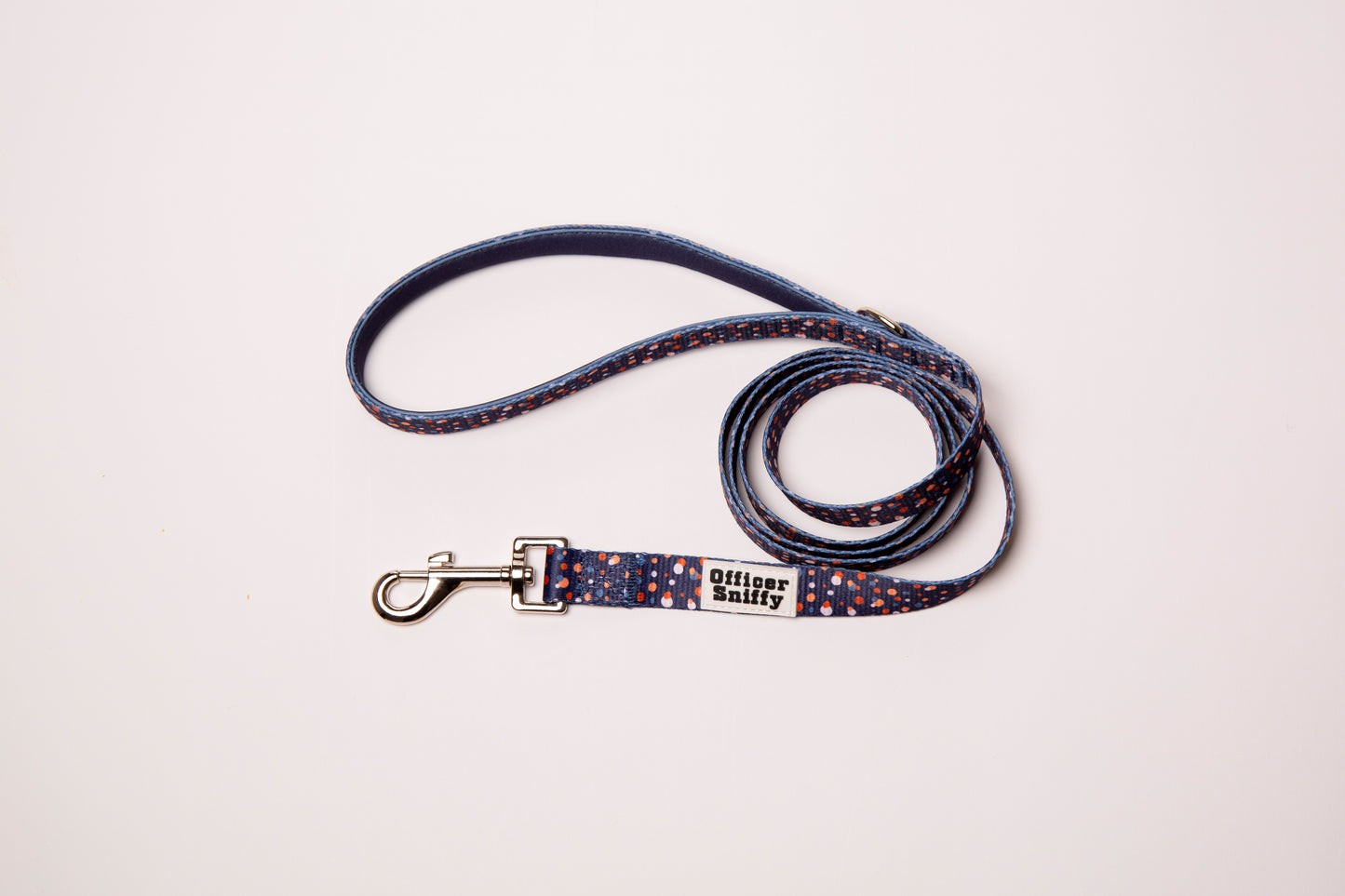 Leine blau gepunktet fest oder verstellbar