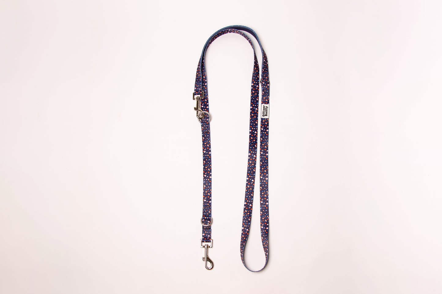 Leine blau gepunktet fest oder verstellbar