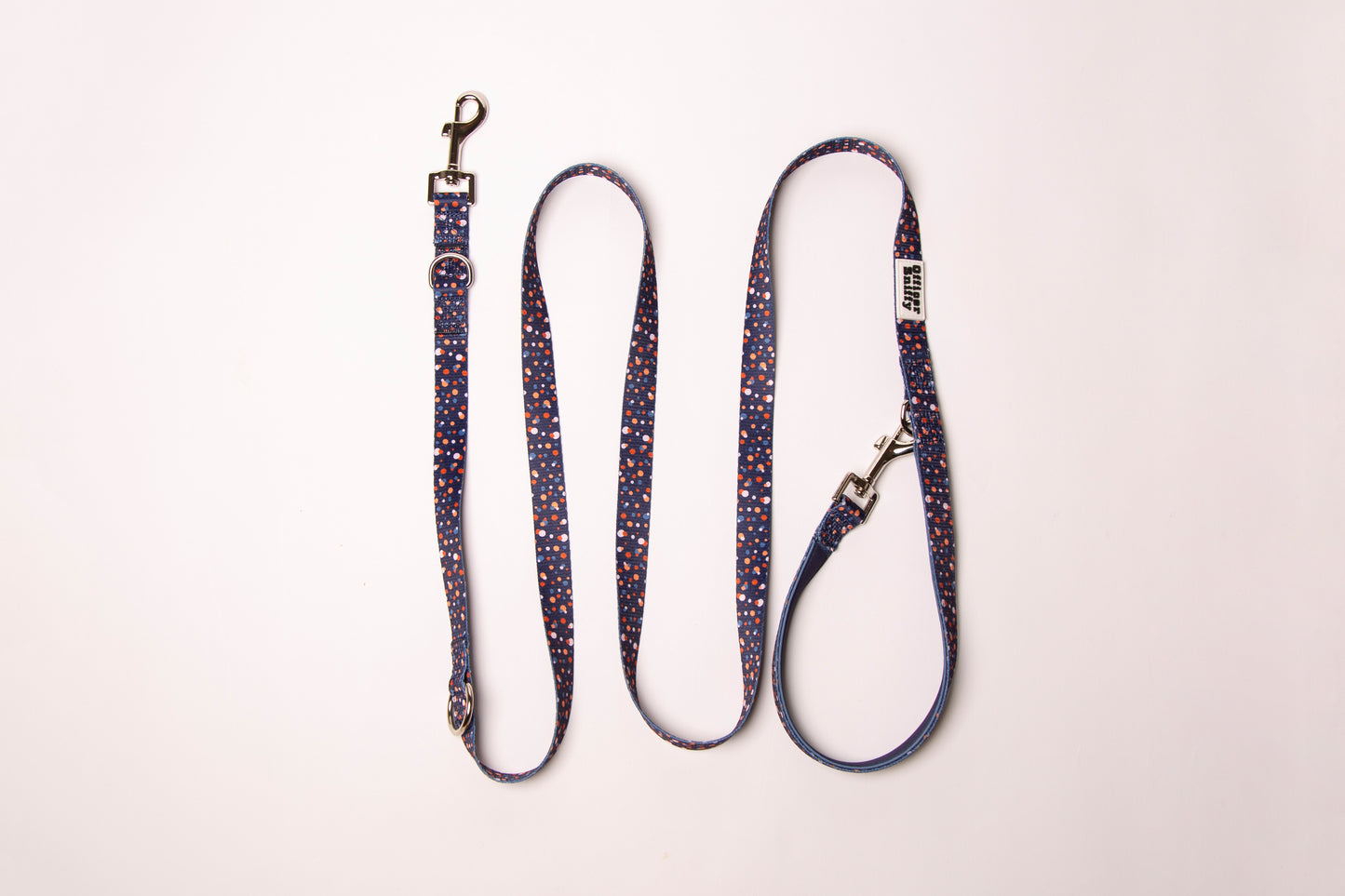 Leine blau gepunktet fest oder verstellbar