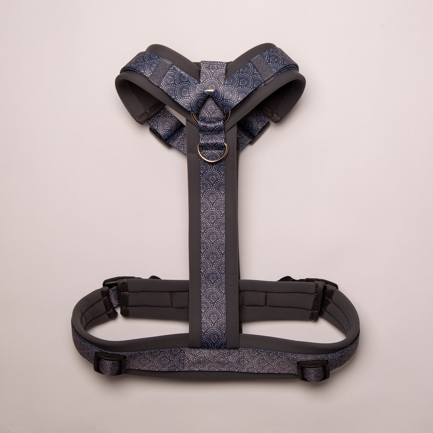 Y-Geschirr / Brustgeschirr grau gemustert