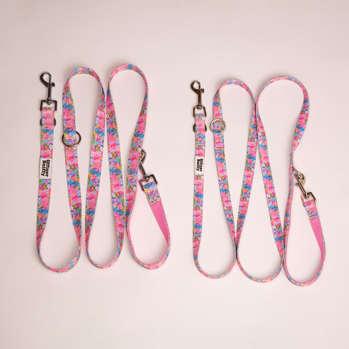 Leine Blumen rosa, verstellbar oder fest