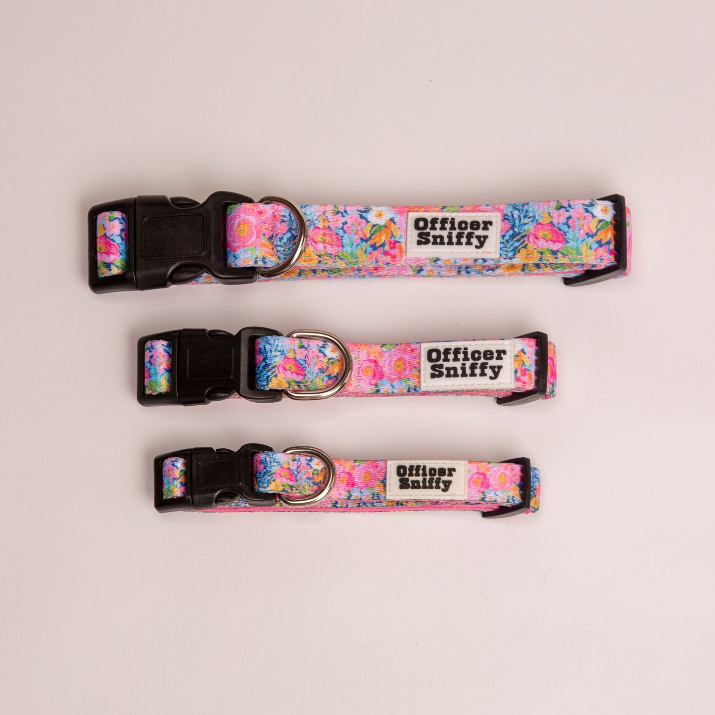 Halsband gepolstert Blumen rosa