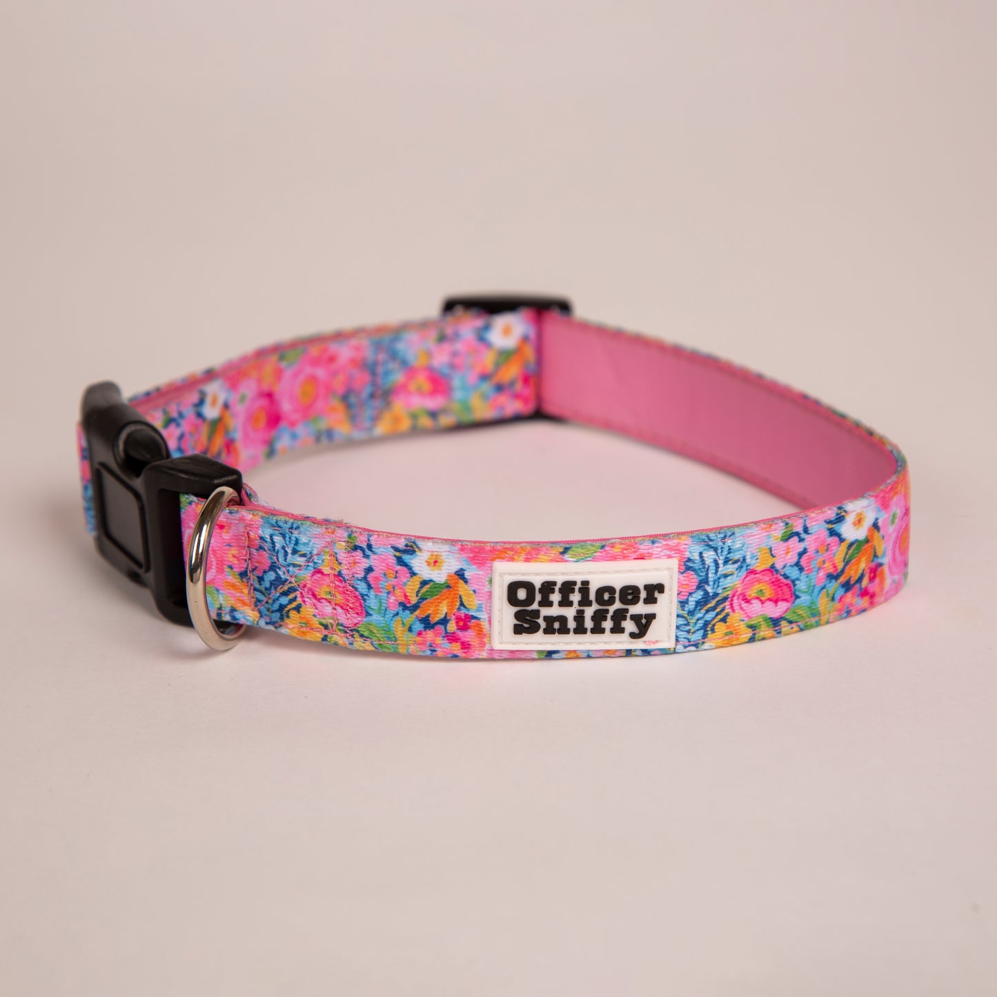 Halsband gepolstert Blumen rosa