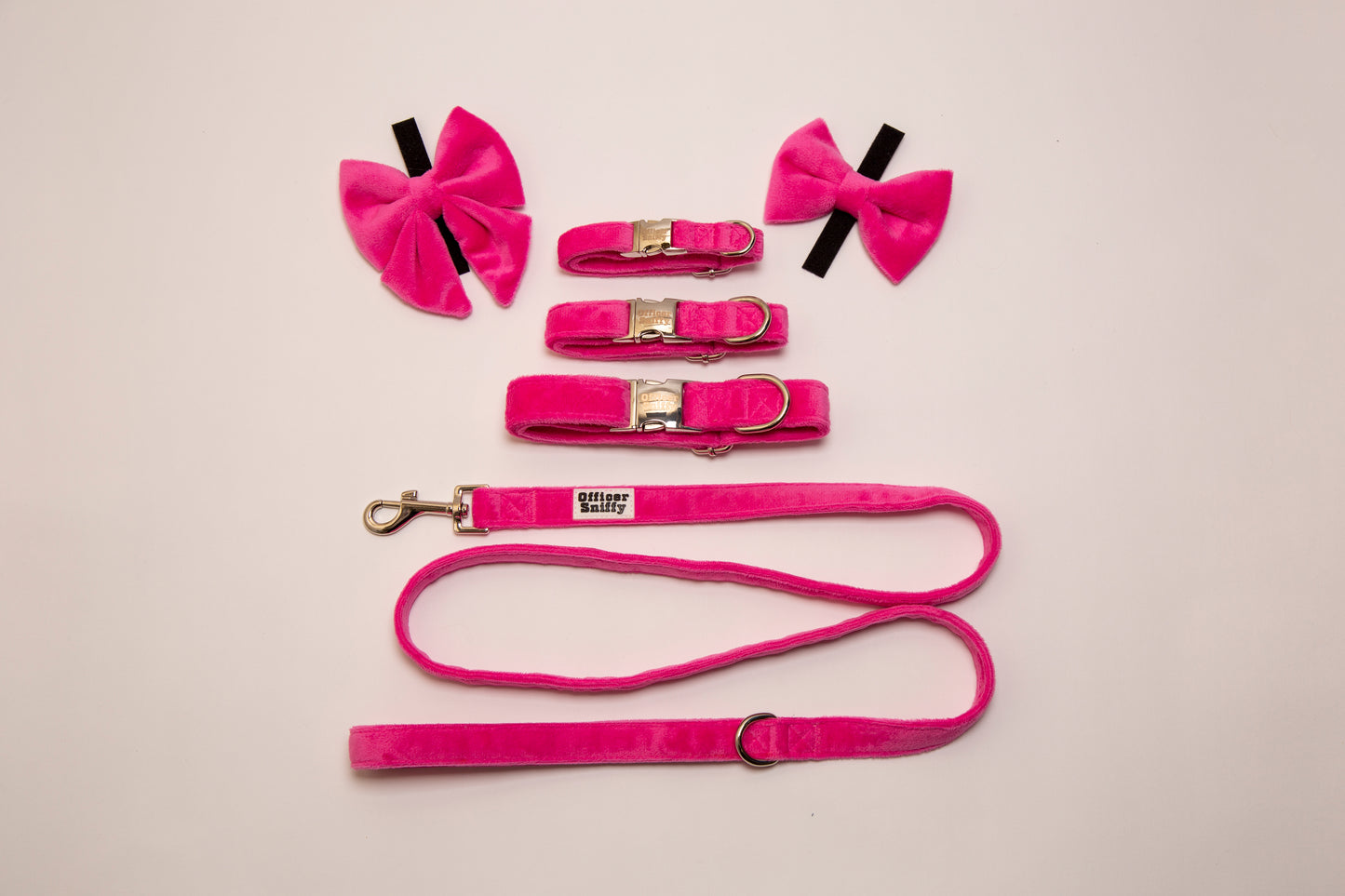 Schleife Samt pink
