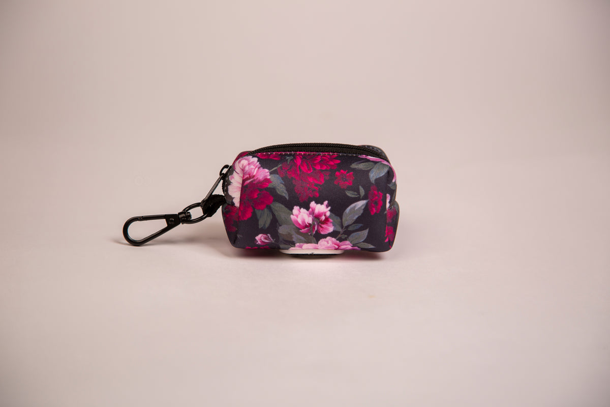 Kotbeutelspender Blumen rosa lila pink