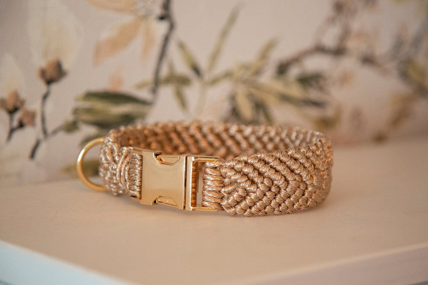 Deluxe Makramee Hundehalsband