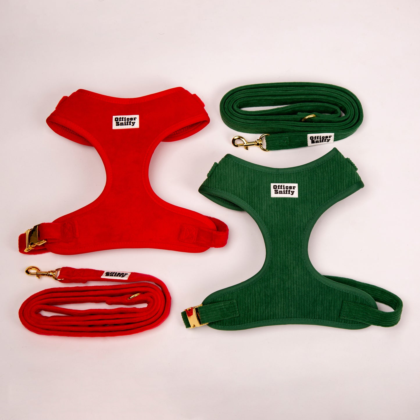 Leine Cord grün